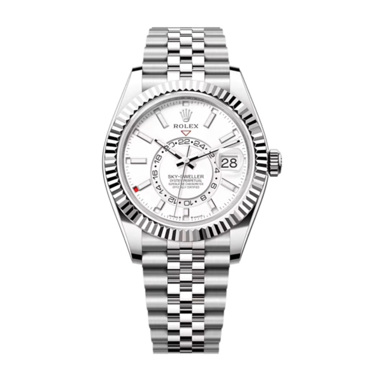Superclone Rolex Sky-Dweller Intense white Dial 336934 Jubilee