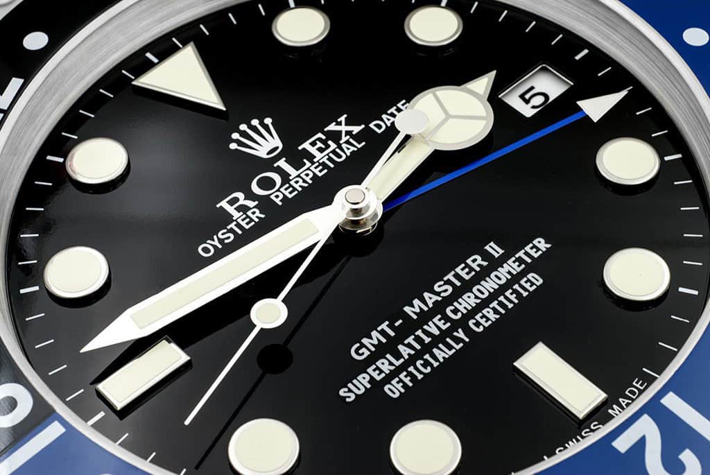 ROLEX WALL CLOCK – GMT MASTER II BATMAN - Image 3