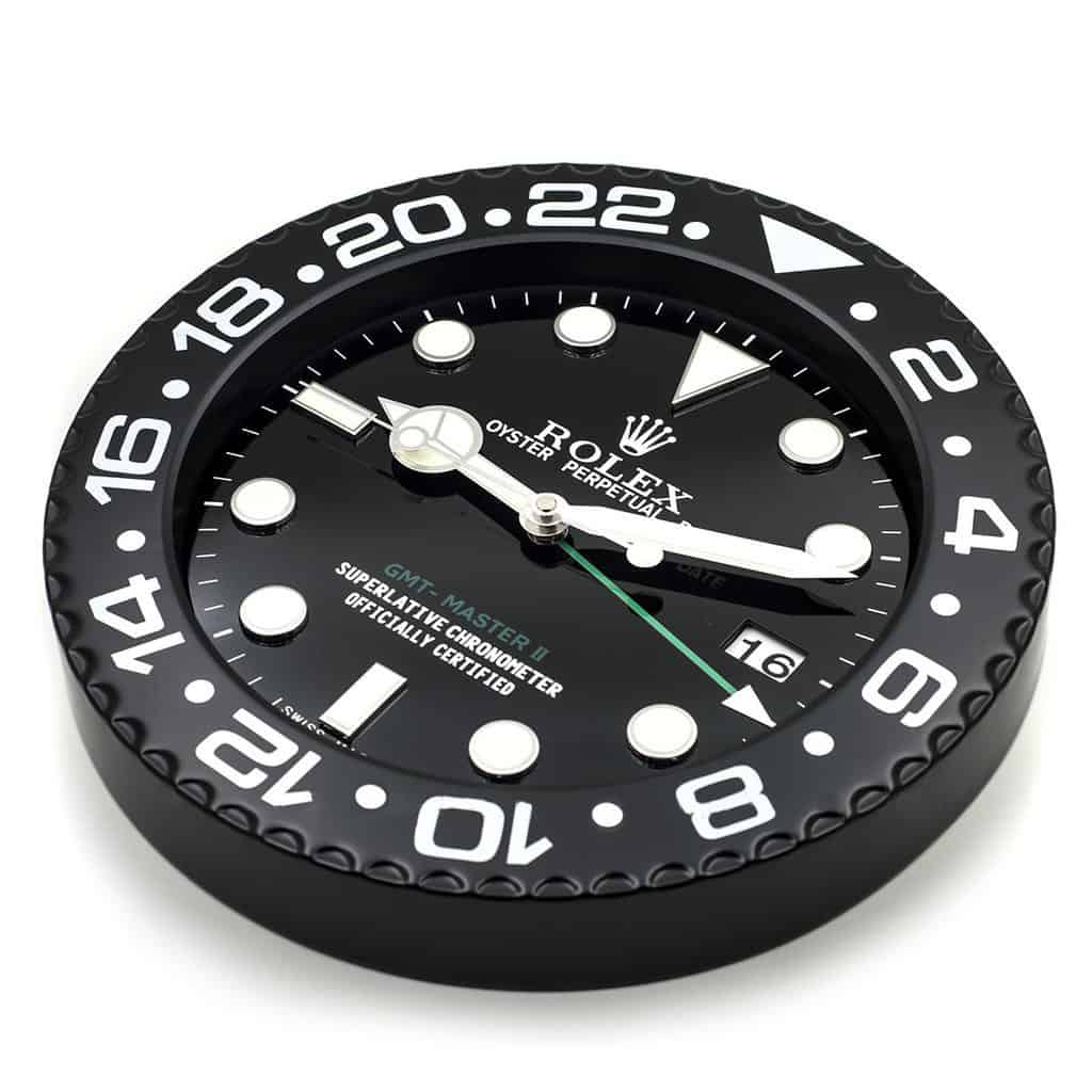 ROLEX WALL CLOCK – GMT MASTER II BLACK - Image 2