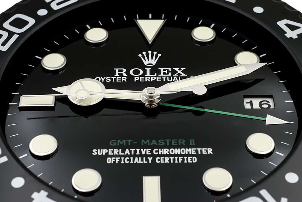 ROLEX WALL CLOCK – GMT MASTER II BLACK - Image 3