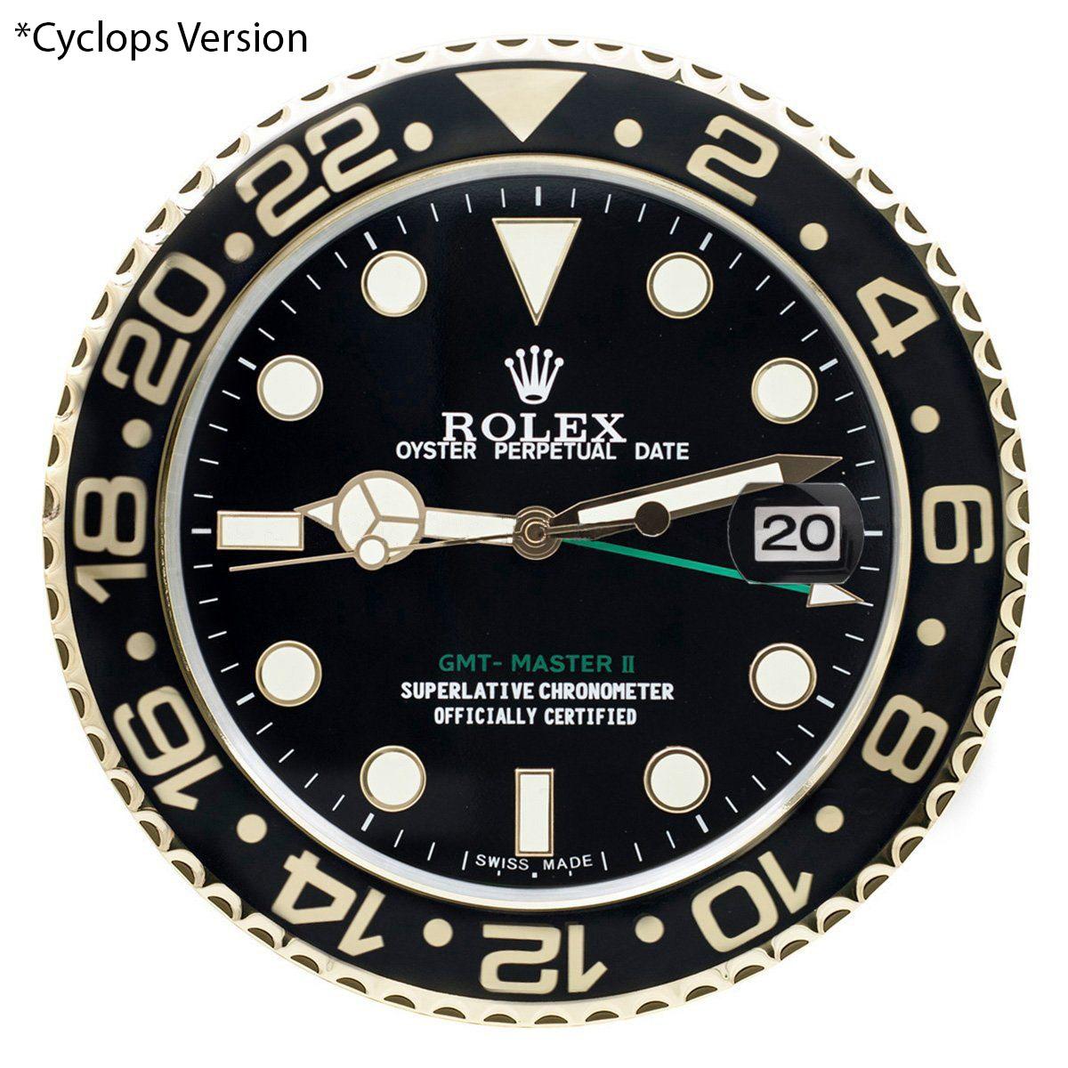ROLEX WALL CLOCK – GMT MASTER II GOLD - Image 2