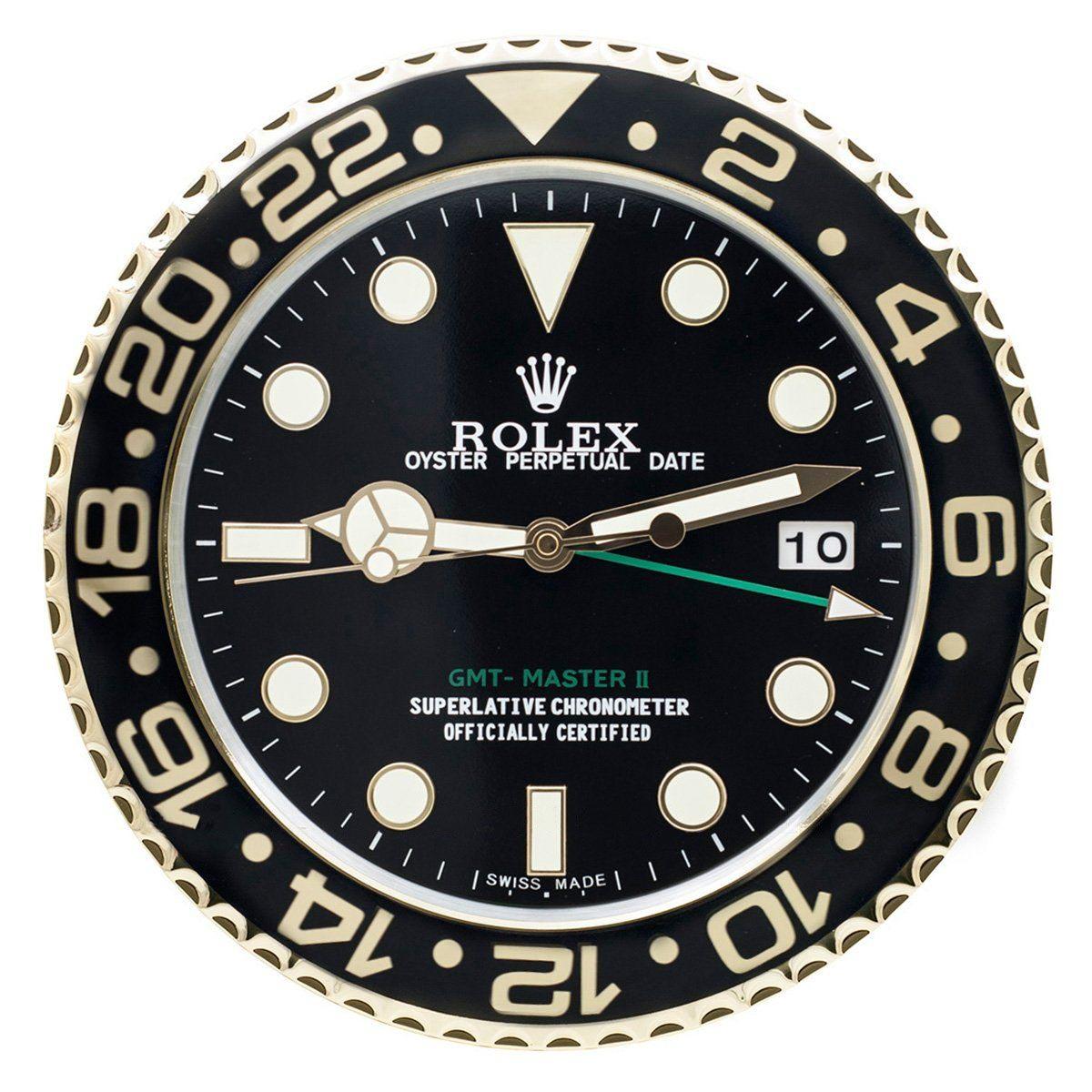 ROLEX WALL CLOCK – GMT MASTER II GOLD - Image 3
