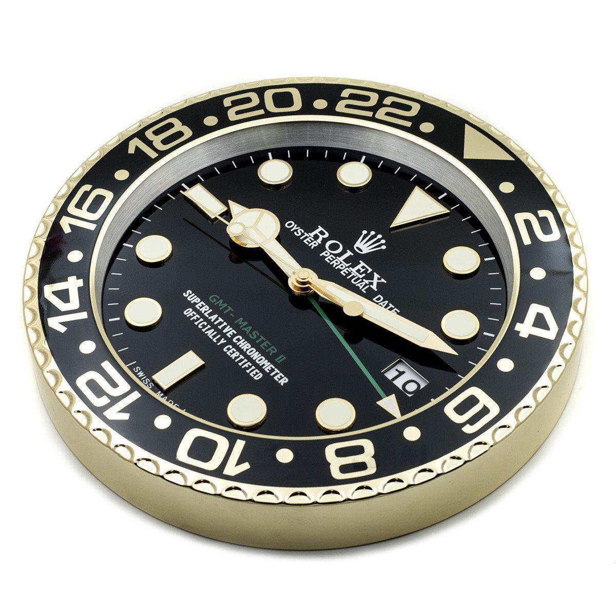 ROLEX WALL CLOCK – GMT MASTER II GOLD - Image 4