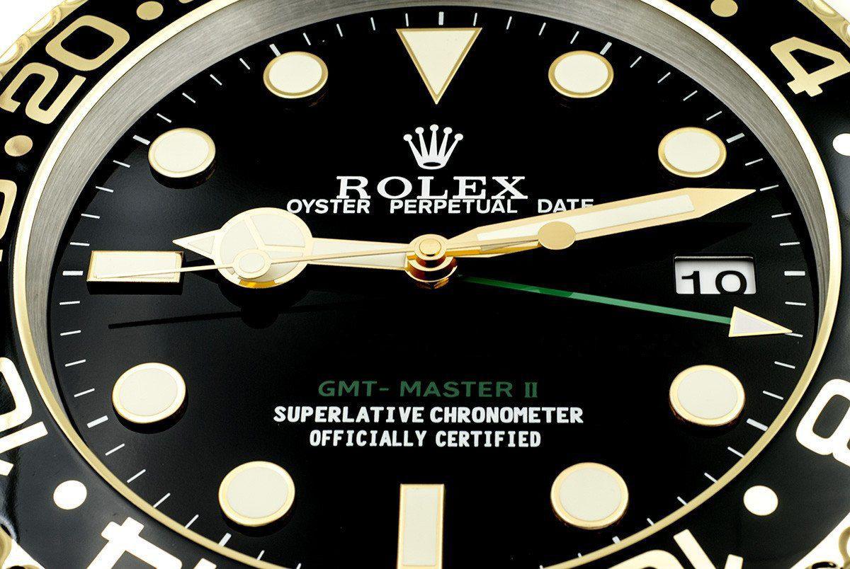 ROLEX WALL CLOCK – GMT MASTER II GOLD - Image 5