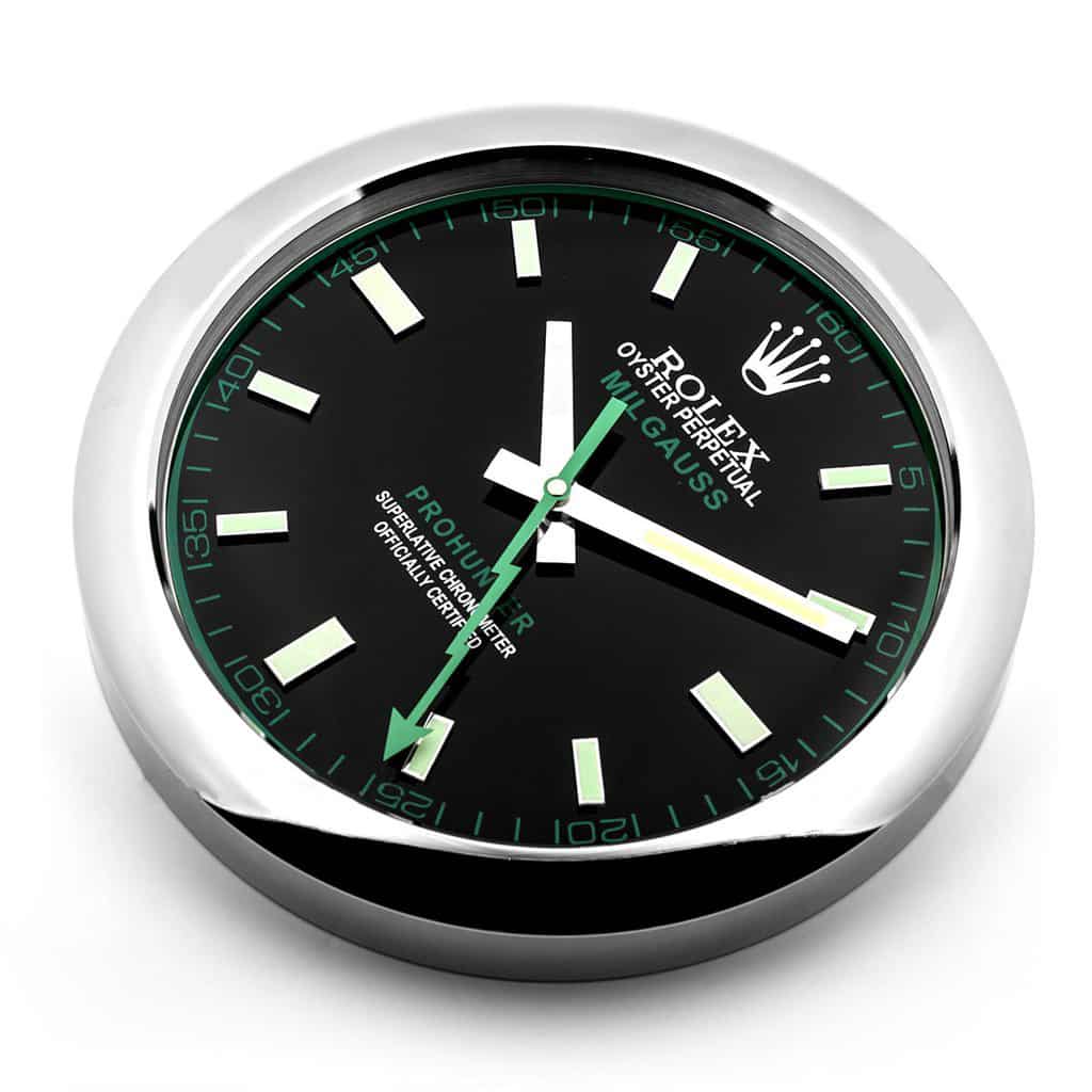 ROLEX WALL CLOCK – MILGAUSS BLACK - Image 3