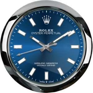 ROLEX WALL CLOCK – OYSTER PERPETUAL BLUE