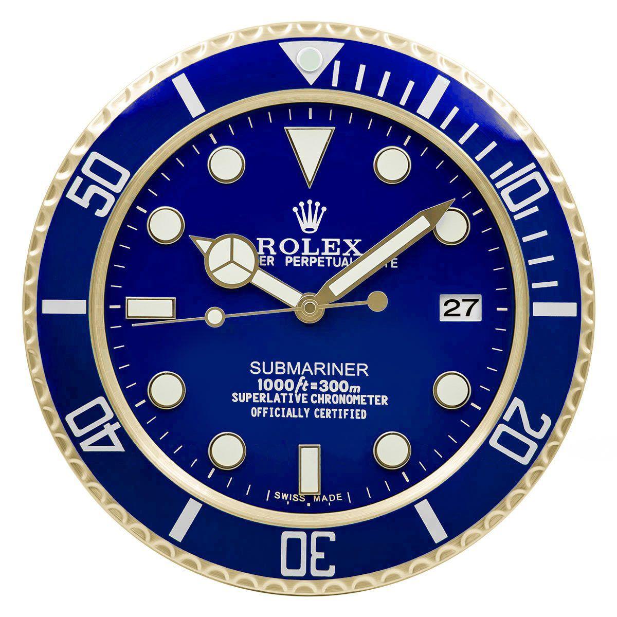 ROLEX WALL CLOCK – SUBMARINER BLUESY