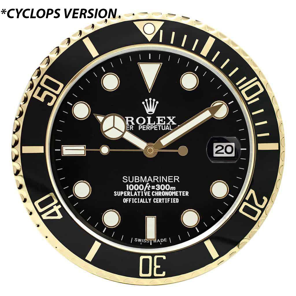 ROLEX WALL CLOCK – SUBMARINER GOLD - Image 3