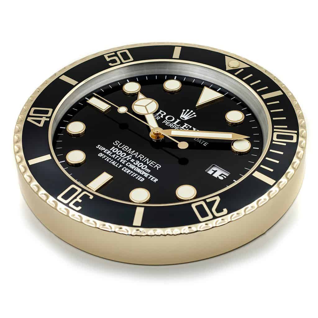 ROLEX WALL CLOCK – SUBMARINER GOLD - Image 4