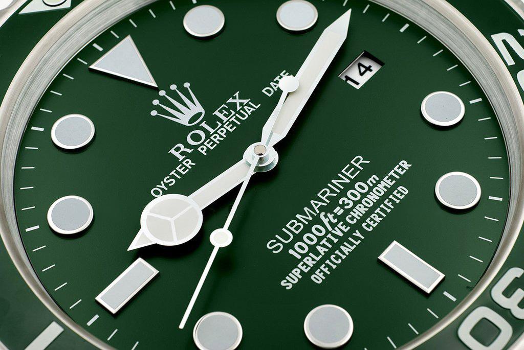 ROLEX WALL CLOCK – SUBMARINER ‘HULK‘ EDITION - Image 6