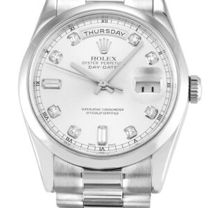 Rolex Day-Date II Silver Dial 218239 40 mm