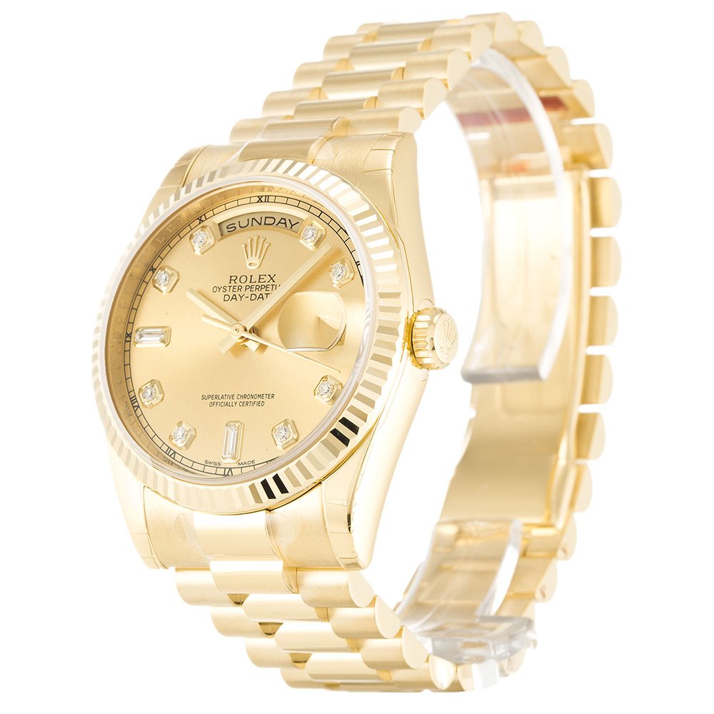 Rolex Day-Date Gold Dial 118238 36 mm - Image 3