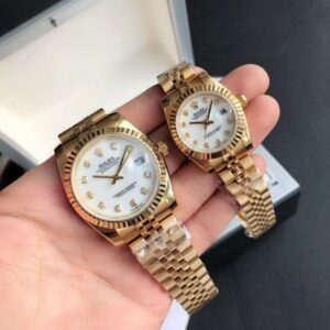 Rolex Datejust RG/RG Jub White/Dial 36/28 mm