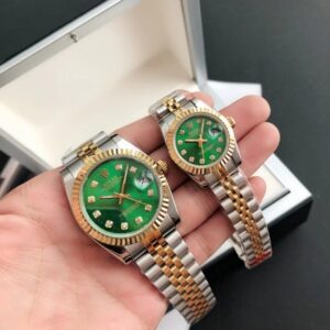 Rolex Datejust RG/SS Jub Green/Dial 36/28 mm