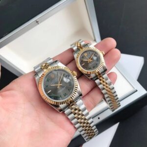 Rolex Datejust RG/SS Jub Grey/Rmn 36/28 mm