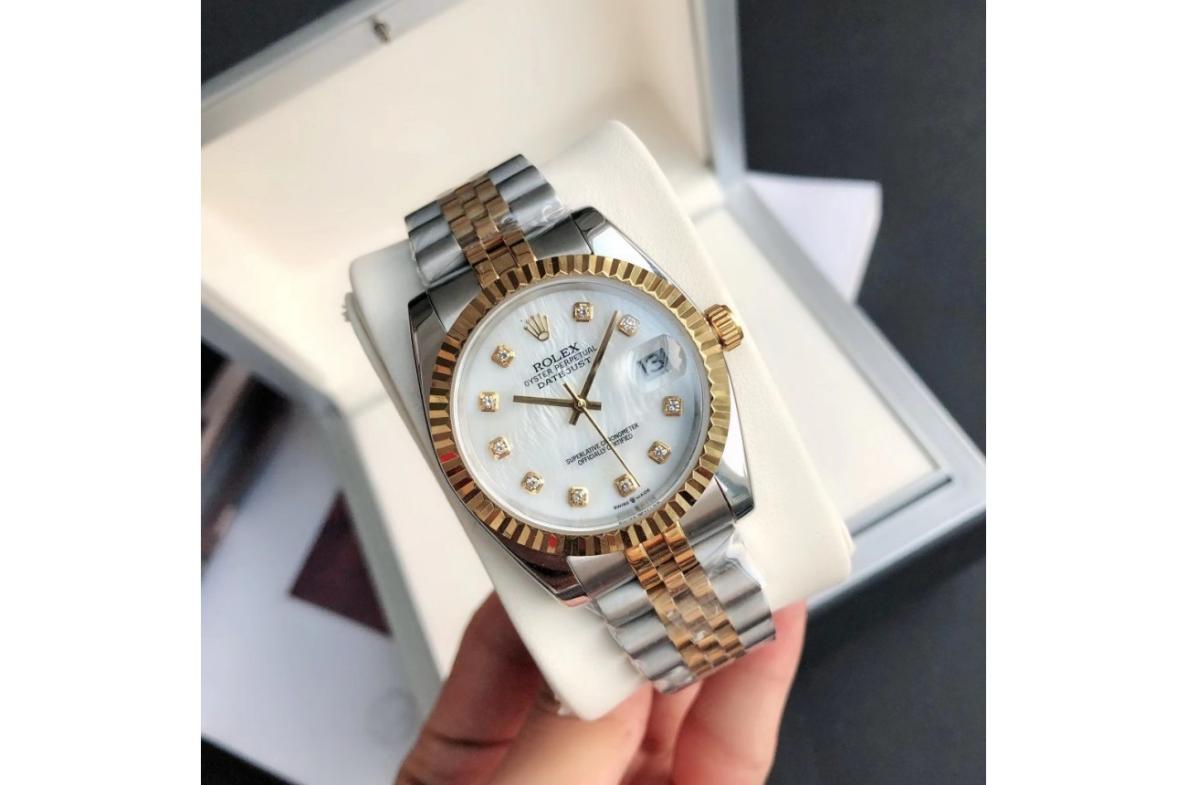 Rolex Datejust RG/SS Jub White/Dial 36/28 mm - Image 2
