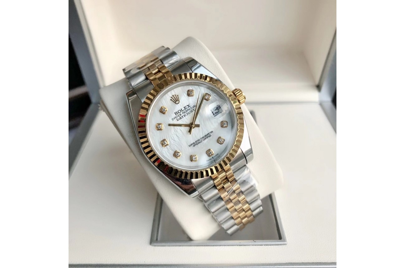 Rolex Datejust RG/SS Jub White/Dial 36/28 mm - Image 4