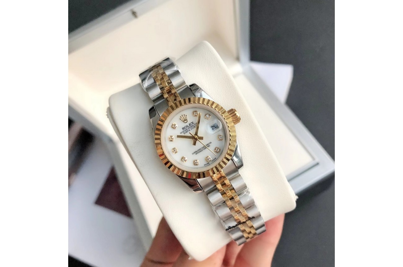 Rolex Datejust RG/SS Jub White/Dial 36/28 mm - Image 5