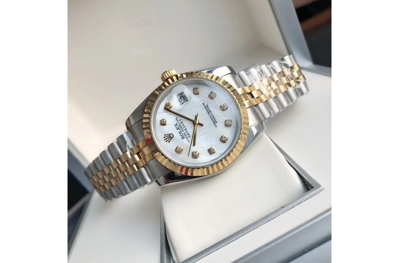 Rolex Datejust RG/SS Jub White/Dial 36/28 mm - Image 7
