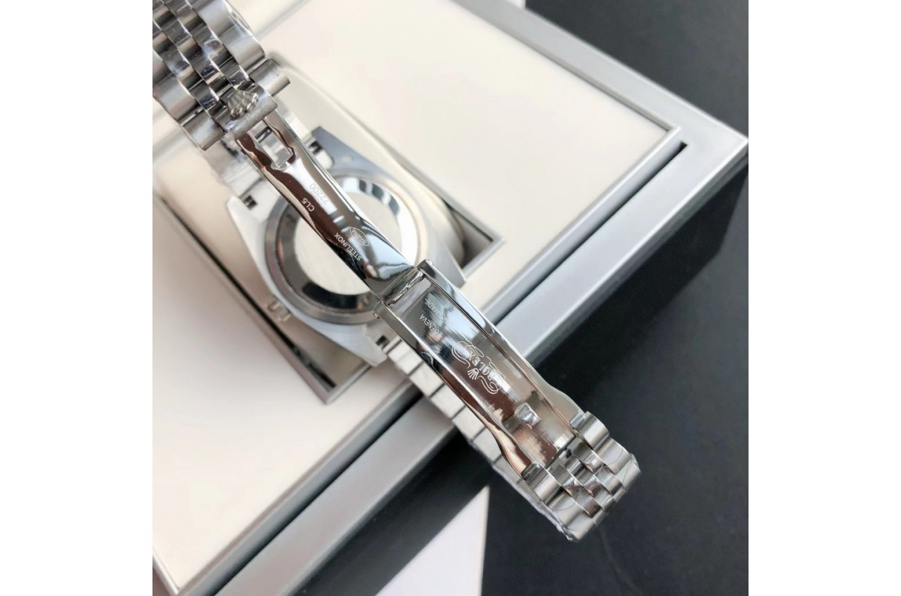 Rolex Datejust SS/SS Jub Green/Dia 36/28 mm - Image 7