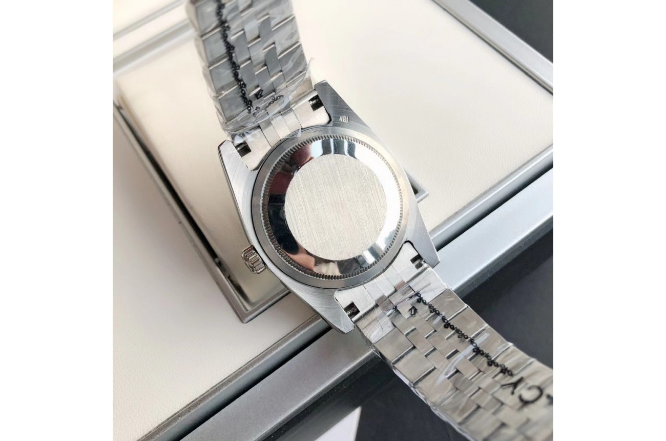 Rolex Datejust SS/SS Jub Green/Dia 36/28 mm - Image 8