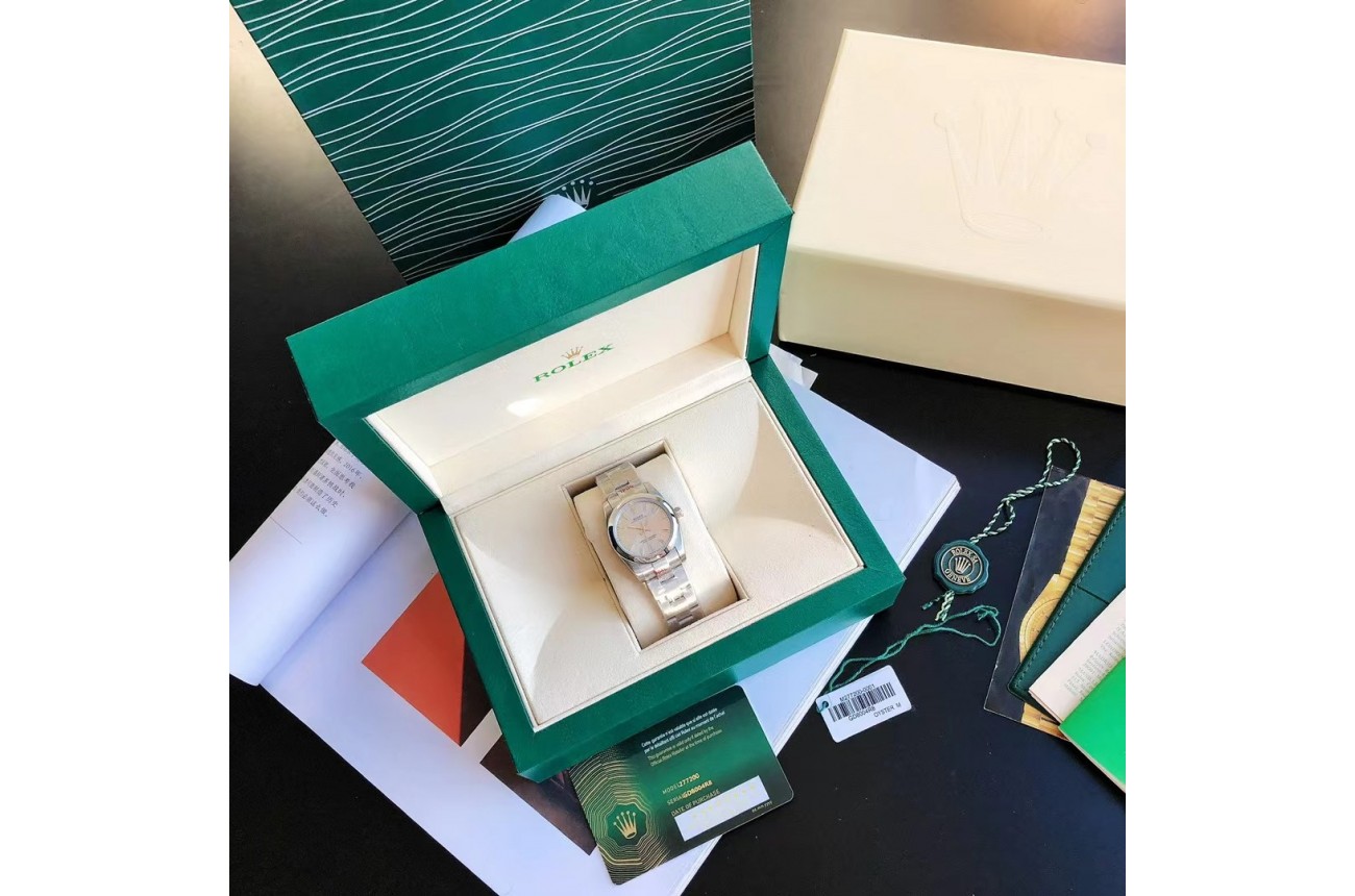 Rolex Oyster Perpetual SS/SS Sliver/Stk 31/41 mm - Image 4