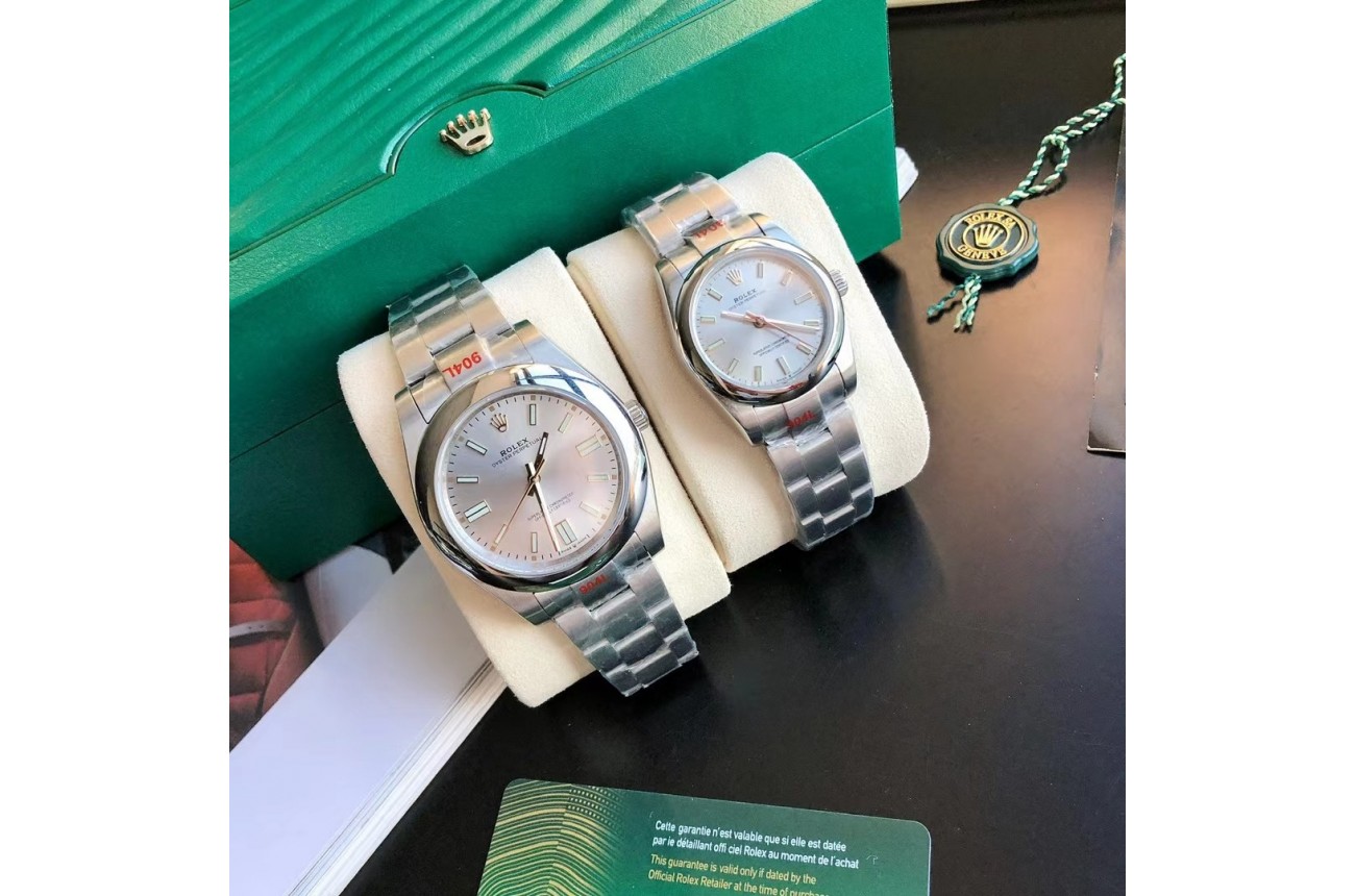 Rolex Oyster Perpetual SS/SS Sliver/Stk 31/41 mm