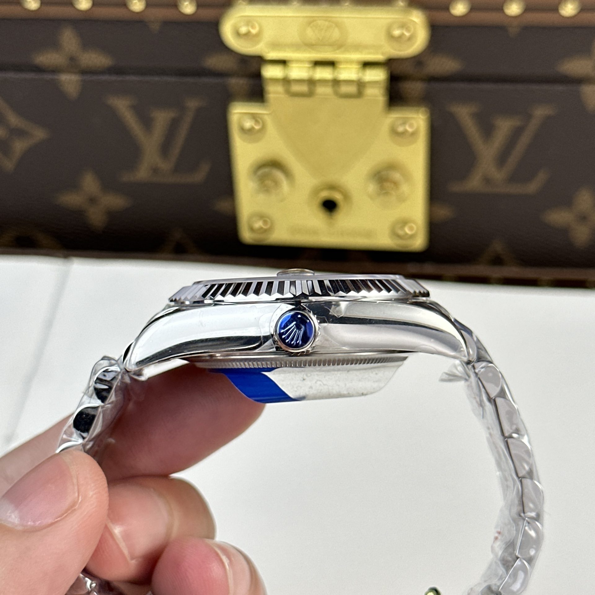 Superclone Rolex Sky-Dweller Mint green Dial 336934 Jubilee - Image 8