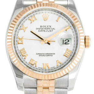 Rolex Datejust White Dial 116231 36 mm