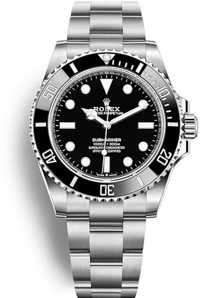 Rolex Submariner Black Dial 124060 No-Date