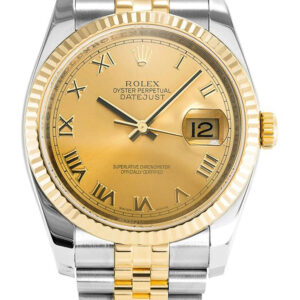 Rolex Datejust Gold Dial 116233 36 mm
