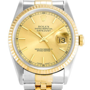 Rolex Datejust Gold Dial 16233 36 mm