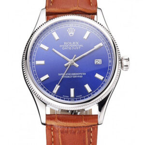 Superclone Rolex Datejust Blue Dial REP016817 38 mm