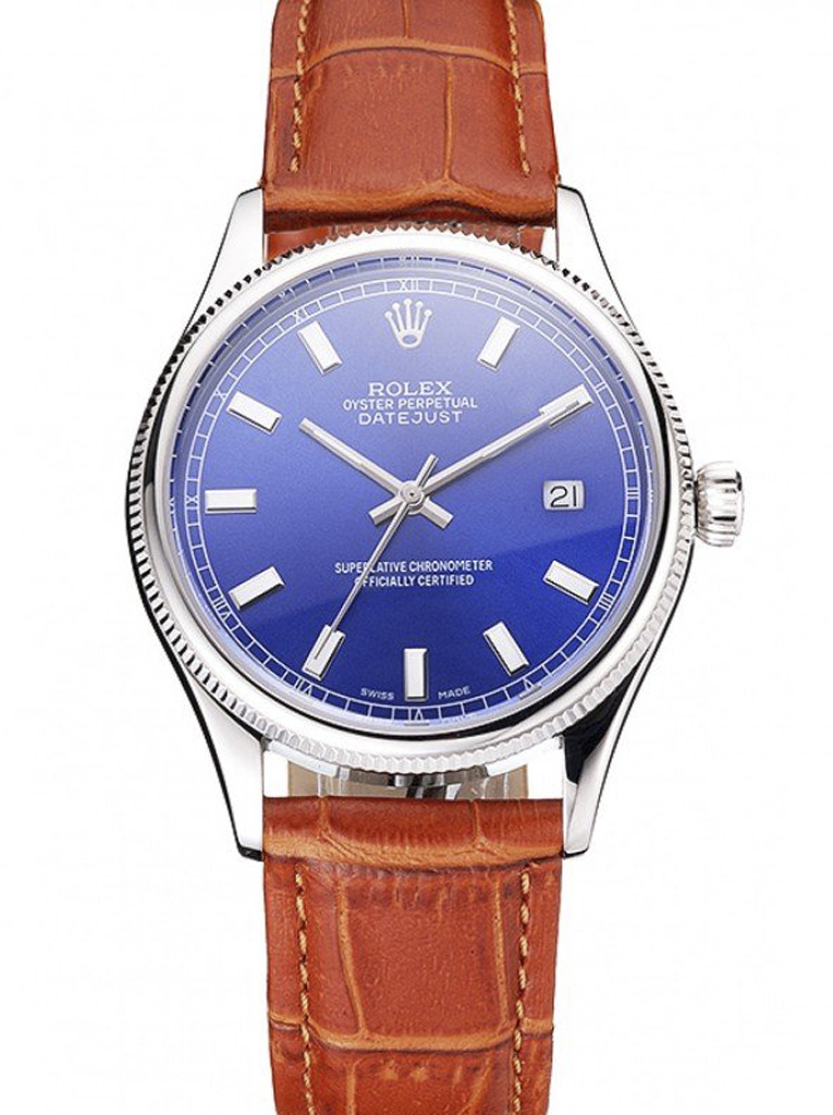 Superclone Rolex Datejust Blue Dial REP016817 38 mm