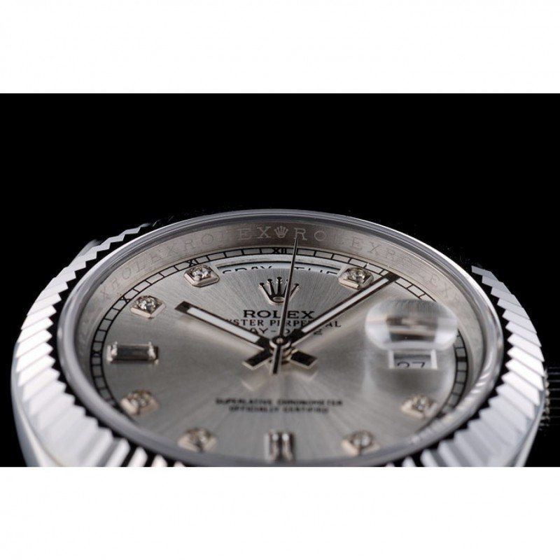 Superclone Rolex Day-Date Silver Dial 41995 40 mm - Image 10