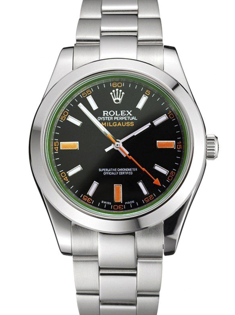 Superclone Rolex Milgauss Black Dial REP016836