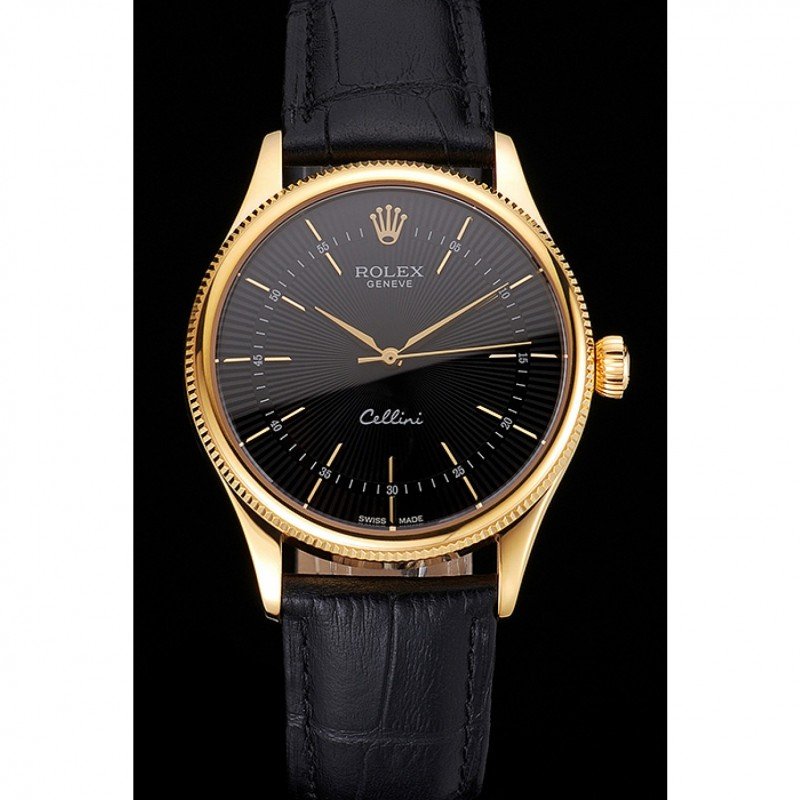 Superclone Rolex Cellini Black Dial REP016803 - Image 2