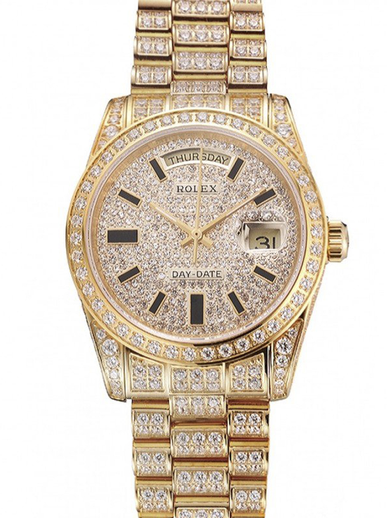 Superclone Rolex Day-Date White Dial REP016822 36 mm