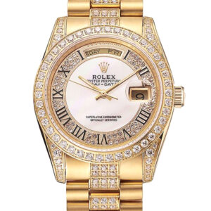 Superclone Rolex Day-Date White Dial 1453958 37 mm