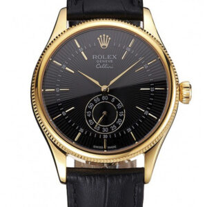 Superclone Rolex Cellini Black Dial REP016806