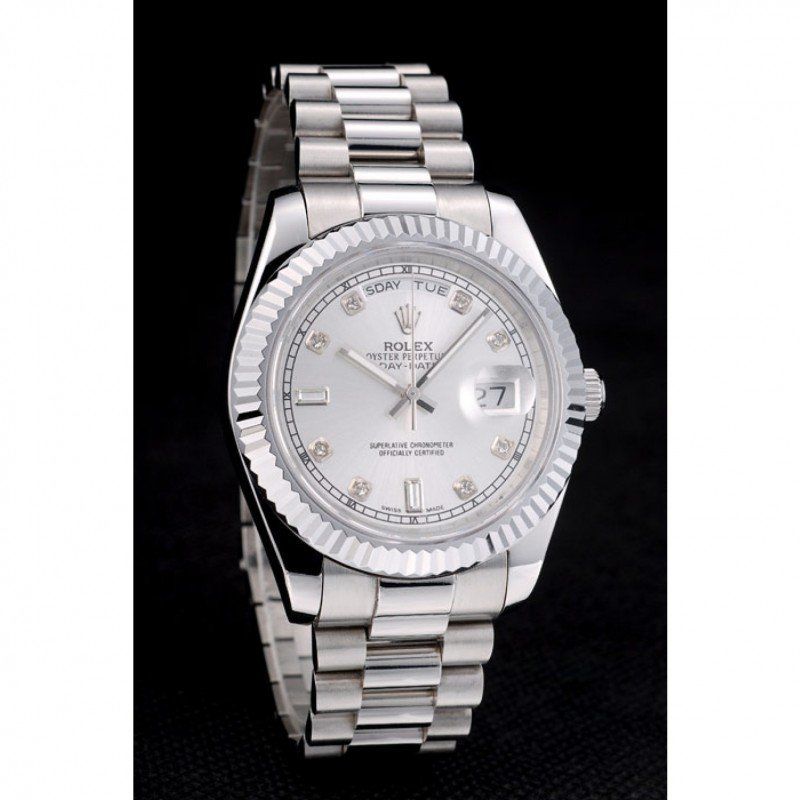 Superclone Rolex Day-Date Silver Dial 41995 40 mm - Image 3