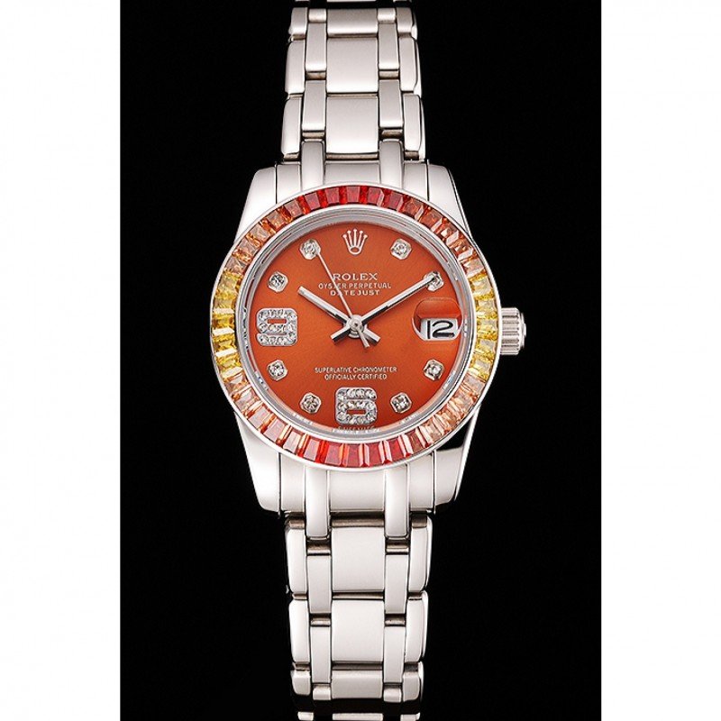 Rolex Datejust Orange Dial REP016821 33 mm - Image 2
