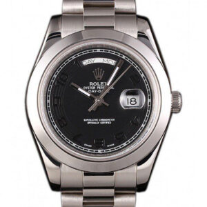 Superclone Rolex Day-Date Black Dial 80294 40 mm