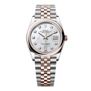 Superclone Rolex Datejust Mother of Pearl Diamond Dial 126201-0021 36 mm