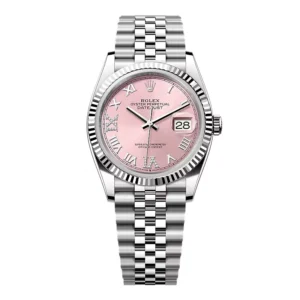 Superclone Rolex Datejust Pink Roman Dial 126234-0031 36 mm