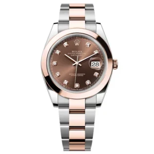 Superclone Rolex Datejust Chocolate Diamond Dial 126301-0003 41 mm