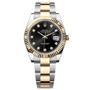 Superclone Rolex Datejust Black Diamond Dial 126333-0005 41 mm