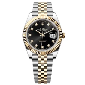 Superclone Rolex Datejust Black Diamond Dial 126333-0006 41 mm