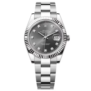 Superclone Rolex Datejust Slate Diamond Dial 126334-0005 41 mm