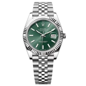 Superclone Rolex Datejust Green Dial 126334 Jubilee 41 mm